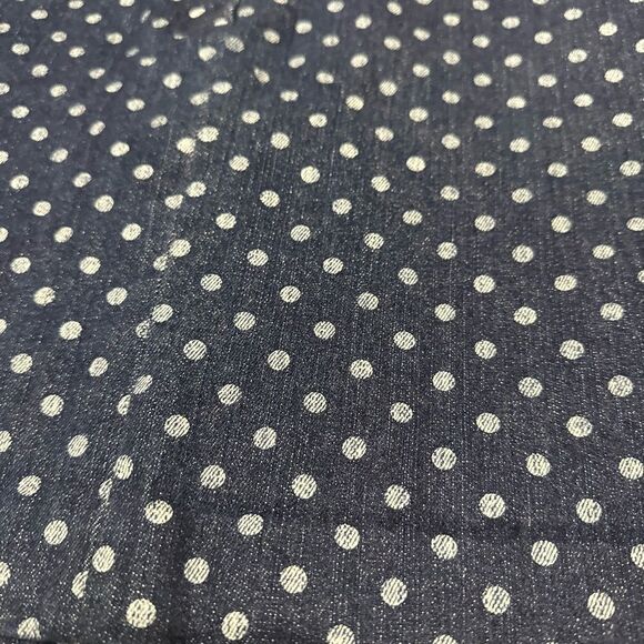 J. Crew Polkadots Denim Mini Skirt - Picture 3 of 6